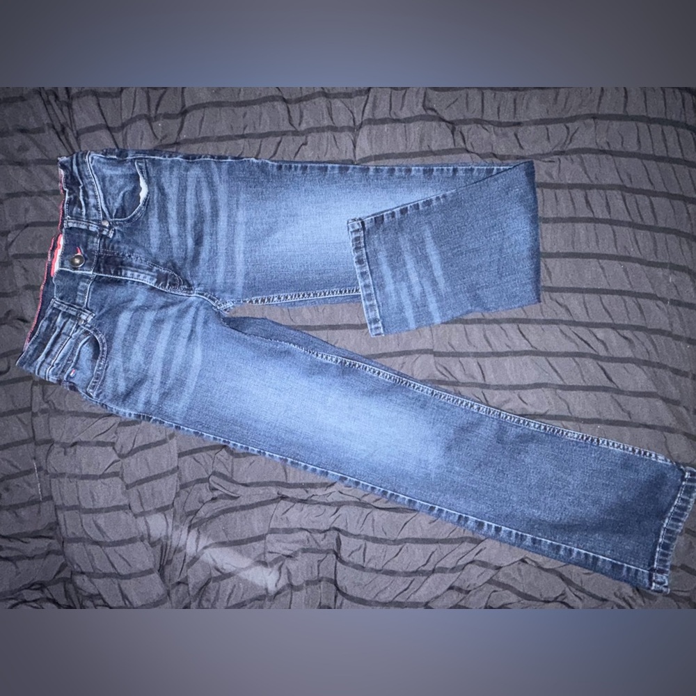 Tommy Hilfiger Navy Denim with Red & White Trim